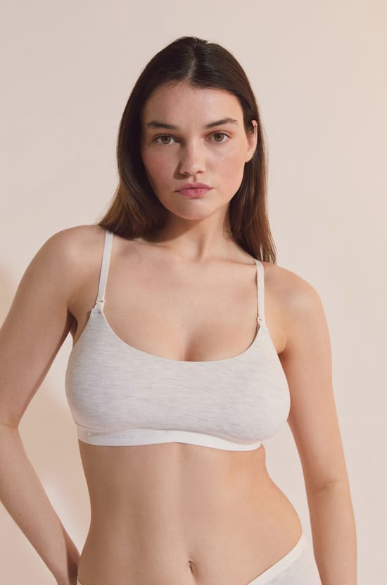 Soutien-gorge brassi&egrave;re de maternit&eacute; avec clips d'allaitement;${refinementColor}