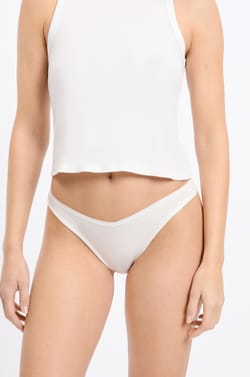 Lot de 3 tangas en coton;${refinementColor}