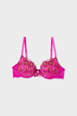 Soutien-gorge N.4 - Le coques fines broderie fleurie;${refinementColor}