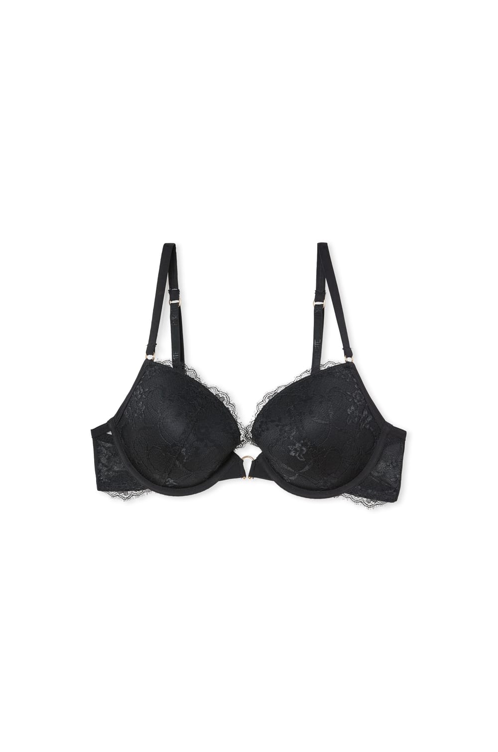 Soutien-gorge N.5 - Le coques fines plongeant en dentelle;${refinementColor}