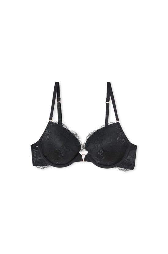 Soutien-gorge N.5 - Le coques fines plongeant en dentelle;${refinementColor}