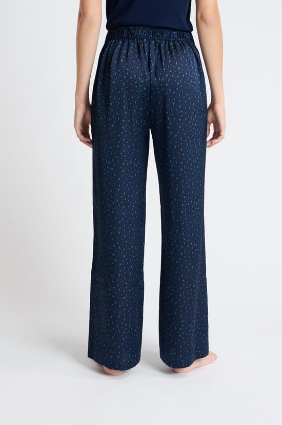 Pantalon de pyjama satiné;${refinementColor}