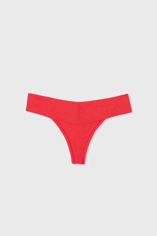 Microfiber Thong;${refinementColor}