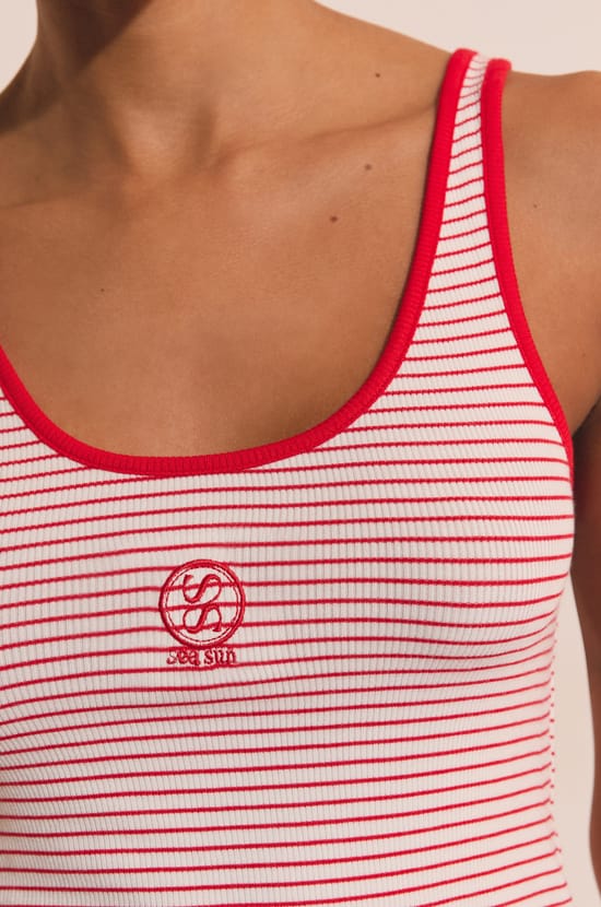 D&eacute;bardeur de pyjama &agrave; rayures;${refinementColor}