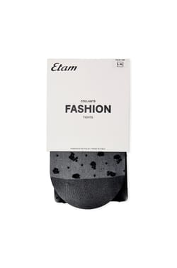 Collant transparent &agrave; motifs - 15 Deniers;${refinementColor}