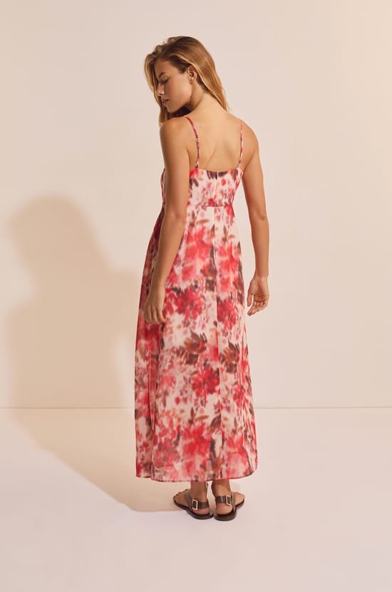 Robe longue &agrave; motifs;${refinementColor}