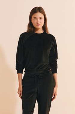Sweatshirt de pyjama c&ocirc;tel&eacute;;${refinementColor}