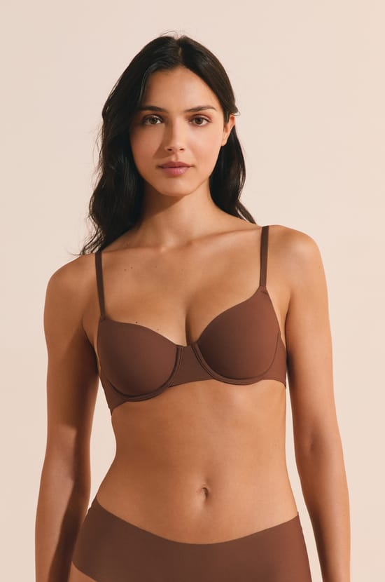 Soutien-gorge en microfibre;${refinementColor}