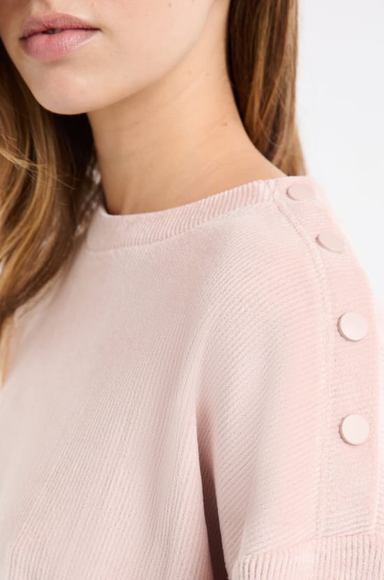 Pyjama-Sweatshirt mit Rundhalsausschnitt;${refinementColor}