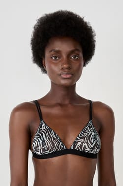 Soutien-gorge sans armatures tulle zèbre;${refinementColor}