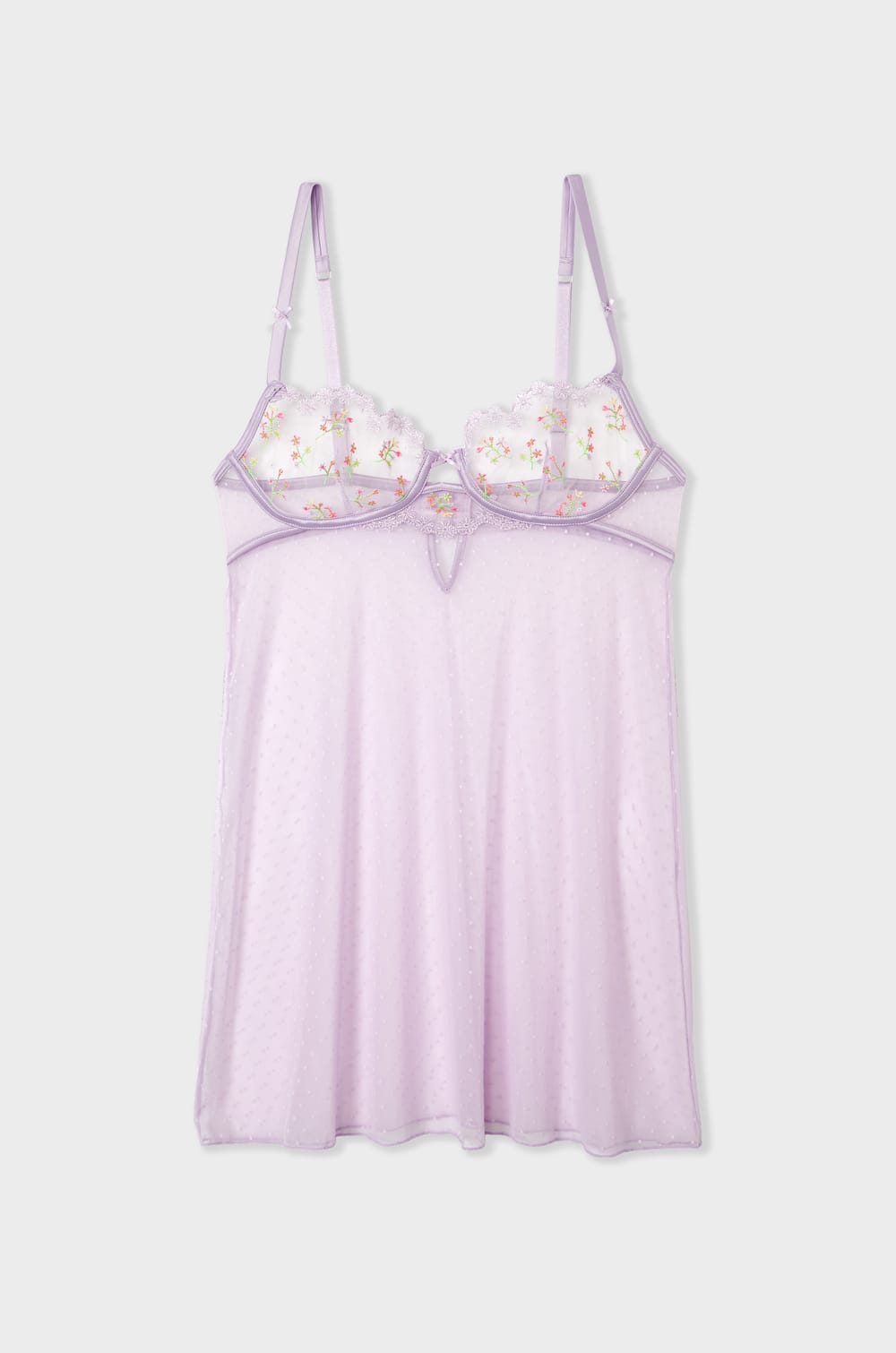 Short Sheer Nightdress;${refinementColor}