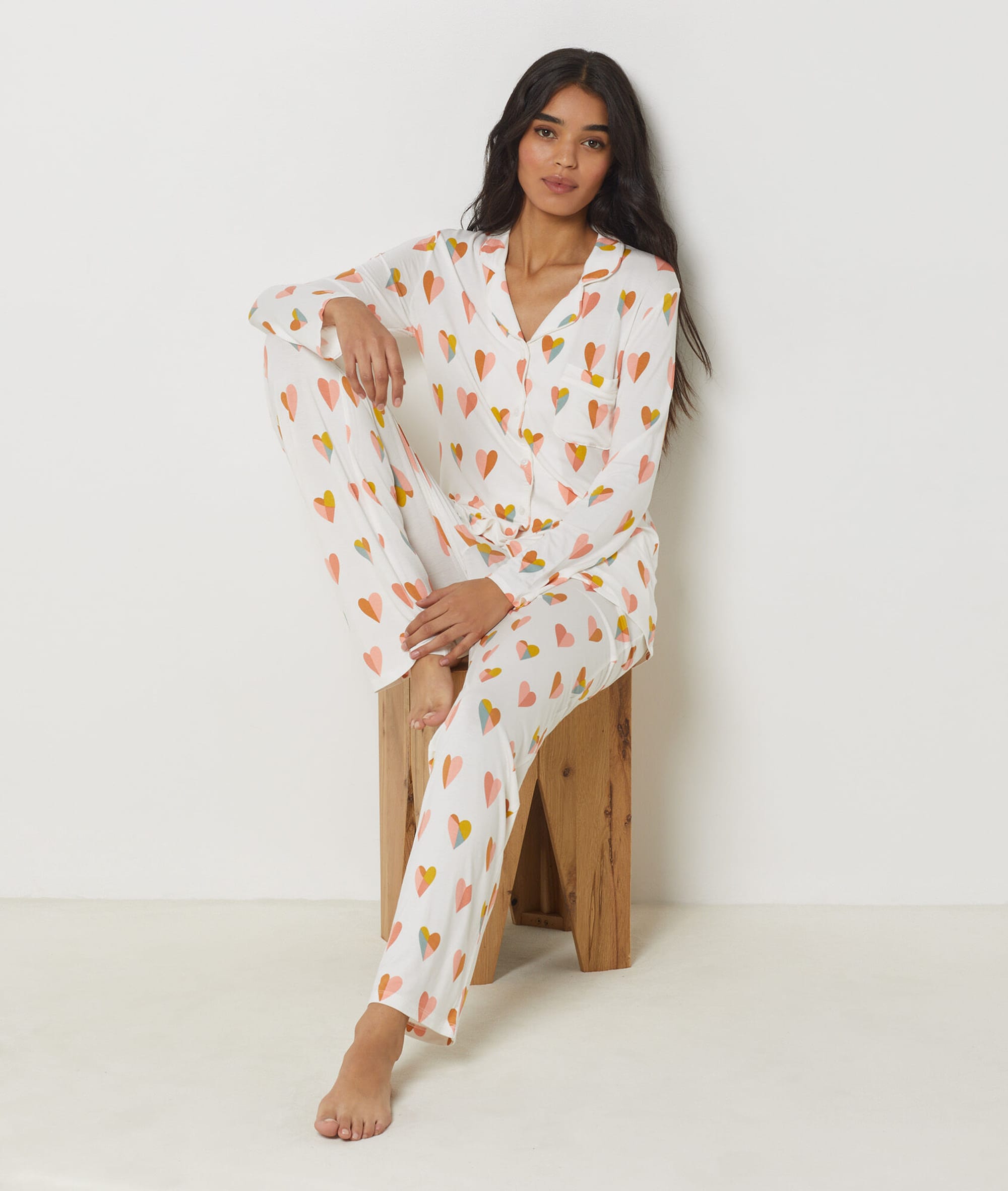 Pantalon De Pyjama ETAM - Taille XL, Rose - Bas De Pyjama Femme En Très Bon état