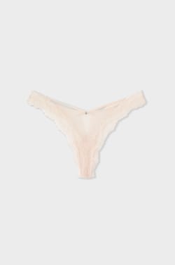 Tanga de encaje;${refinementColor}