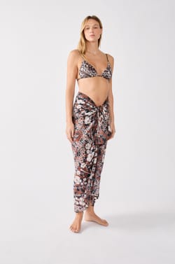 Cotton printed pareo;${refinementColor}