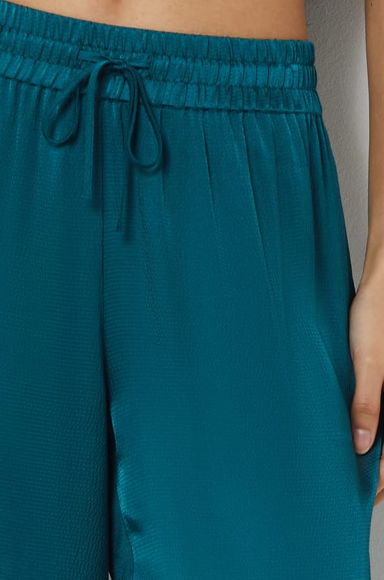 Wide Cut Satin Trousers;${refinementColor}