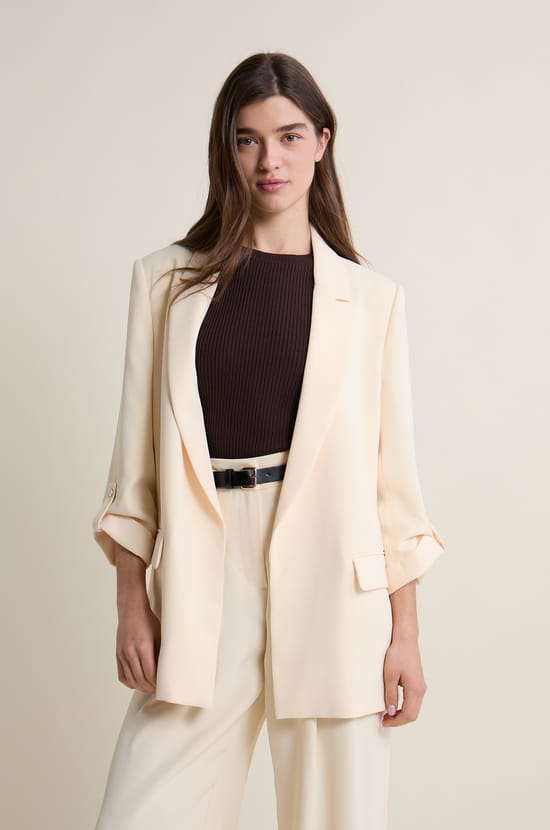 Blazer manches longues;${refinementColor}