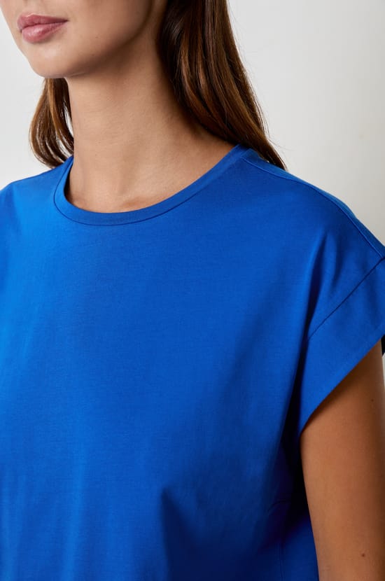 T-shirt col rond 100% coton;${refinementColor}