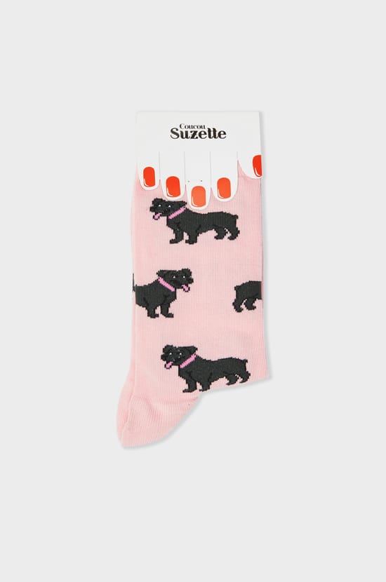 Chaussettes à motifs chiens Coucou Suzette;${refinementColor}