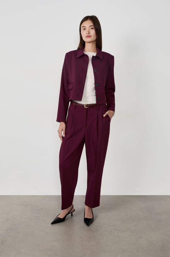 Pantalon coupe carotte;${refinementColor}