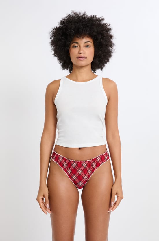 Pack of 2 Cotton Tangas;${refinementColor}