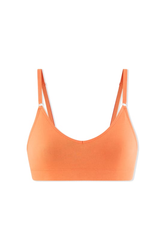 Wireless Bralette in Organic Cotton;${refinementColor}