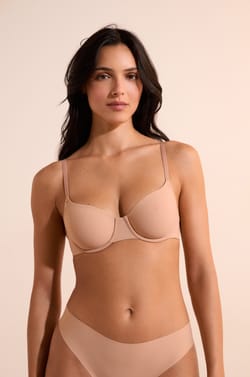 Soutien-gorge en microfibre;${refinementColor}