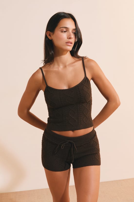 Short en maille;${refinementColor}