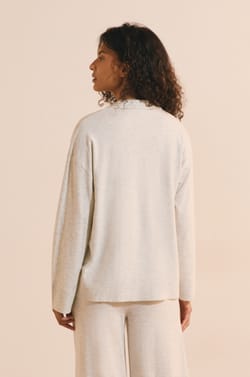 Pull de pyjama avec col polo;${refinementColor}