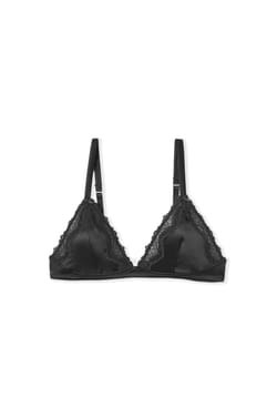 Soutien-gorge triangle satin&eacute;;${refinementColor}