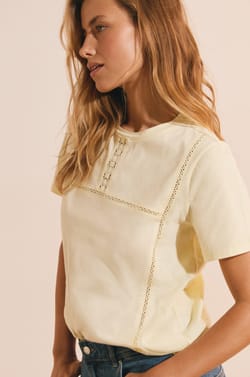 T-shirt en coton;${refinementColor}