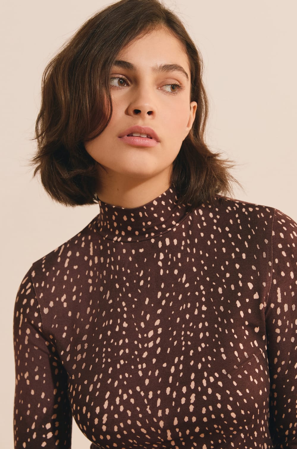 T-shirt manches longues &agrave; motifs;${refinementColor}