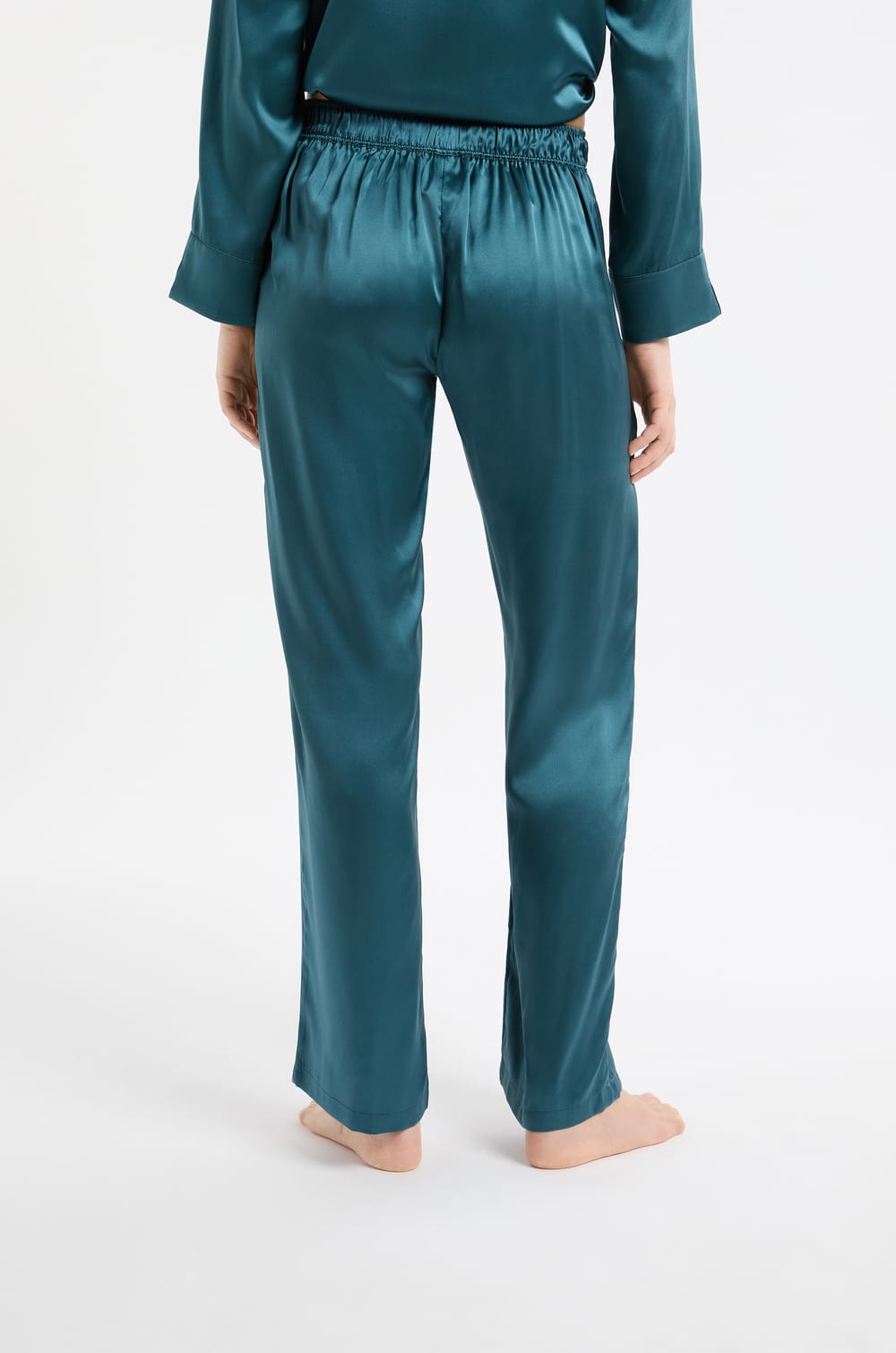 Silk Pyjama Trousers;${refinementColor}