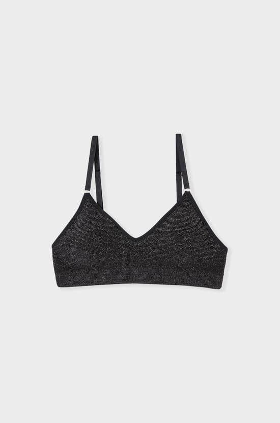 Soutien-gorge brassière sans coutures irisé;${refinementColor}