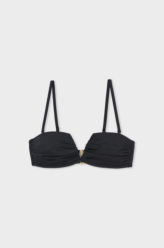 Lightly Lined Bikini Top With Removable Straps;${refinementColor}