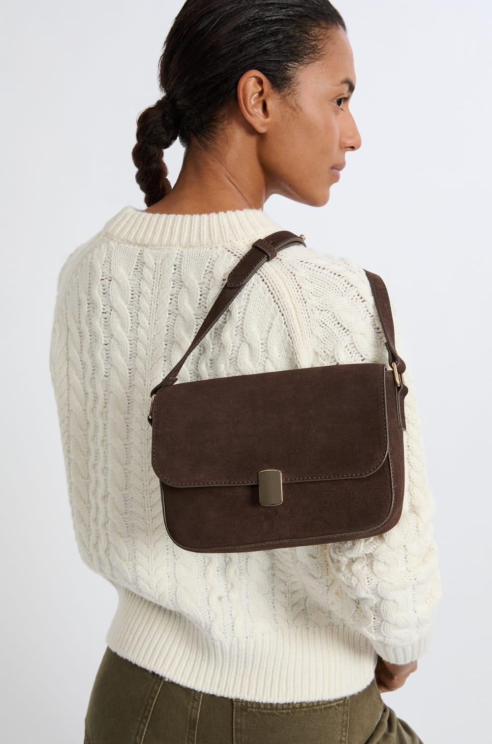 Bolso bandolera de cuero;${refinementColor}