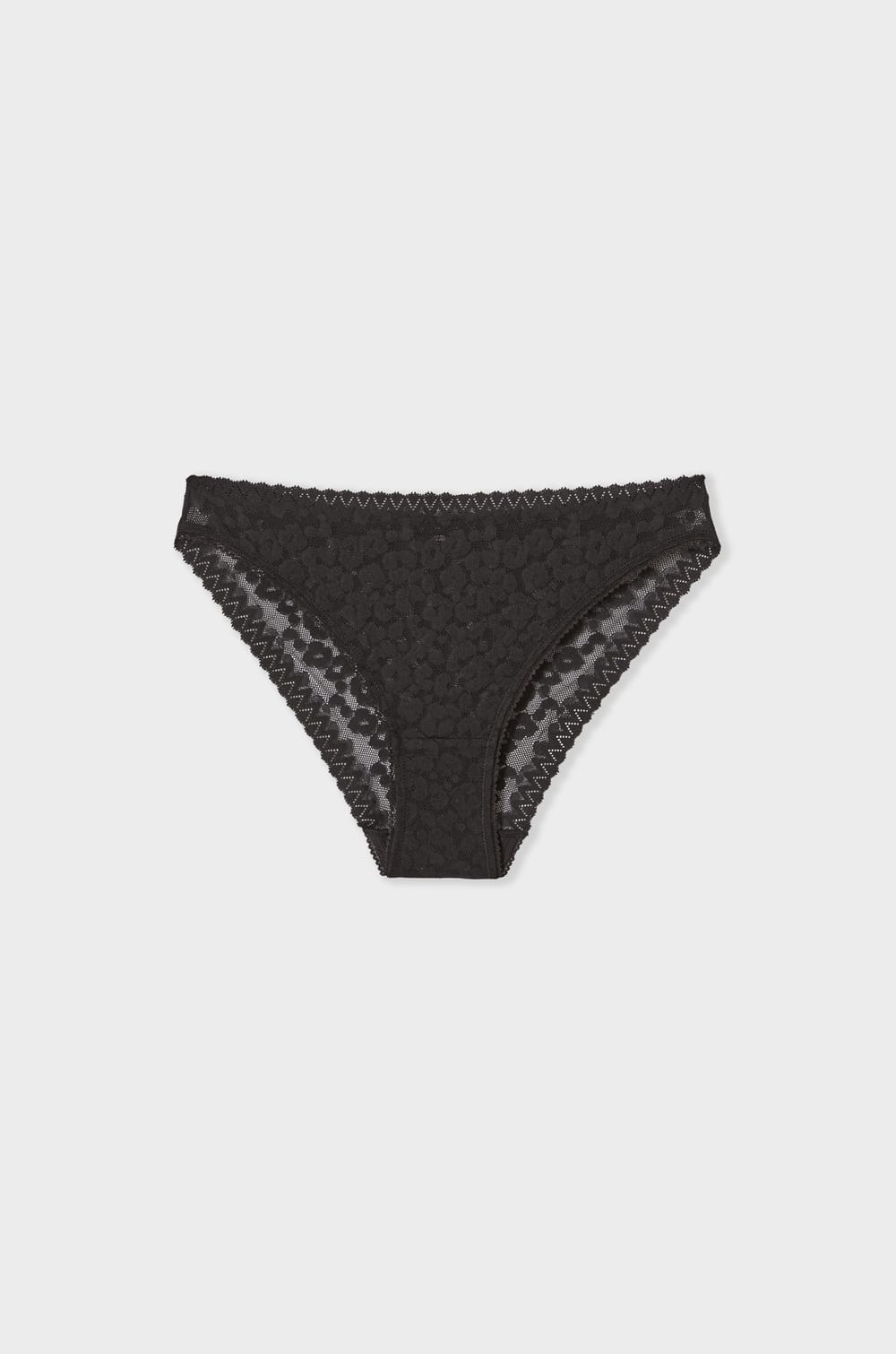 Cotton and Lace Brief;${refinementColor}