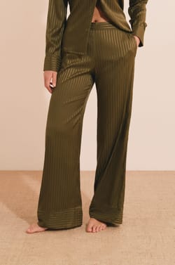 Pantalon de pyjama &agrave; rayures;${refinementColor}