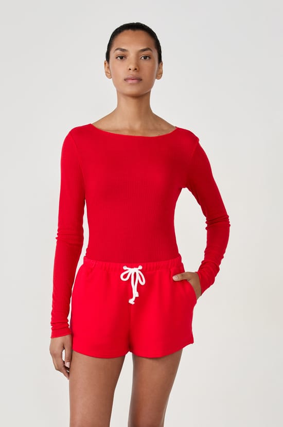 Pantalones cortos de pijama de algodón;${refinementColor}