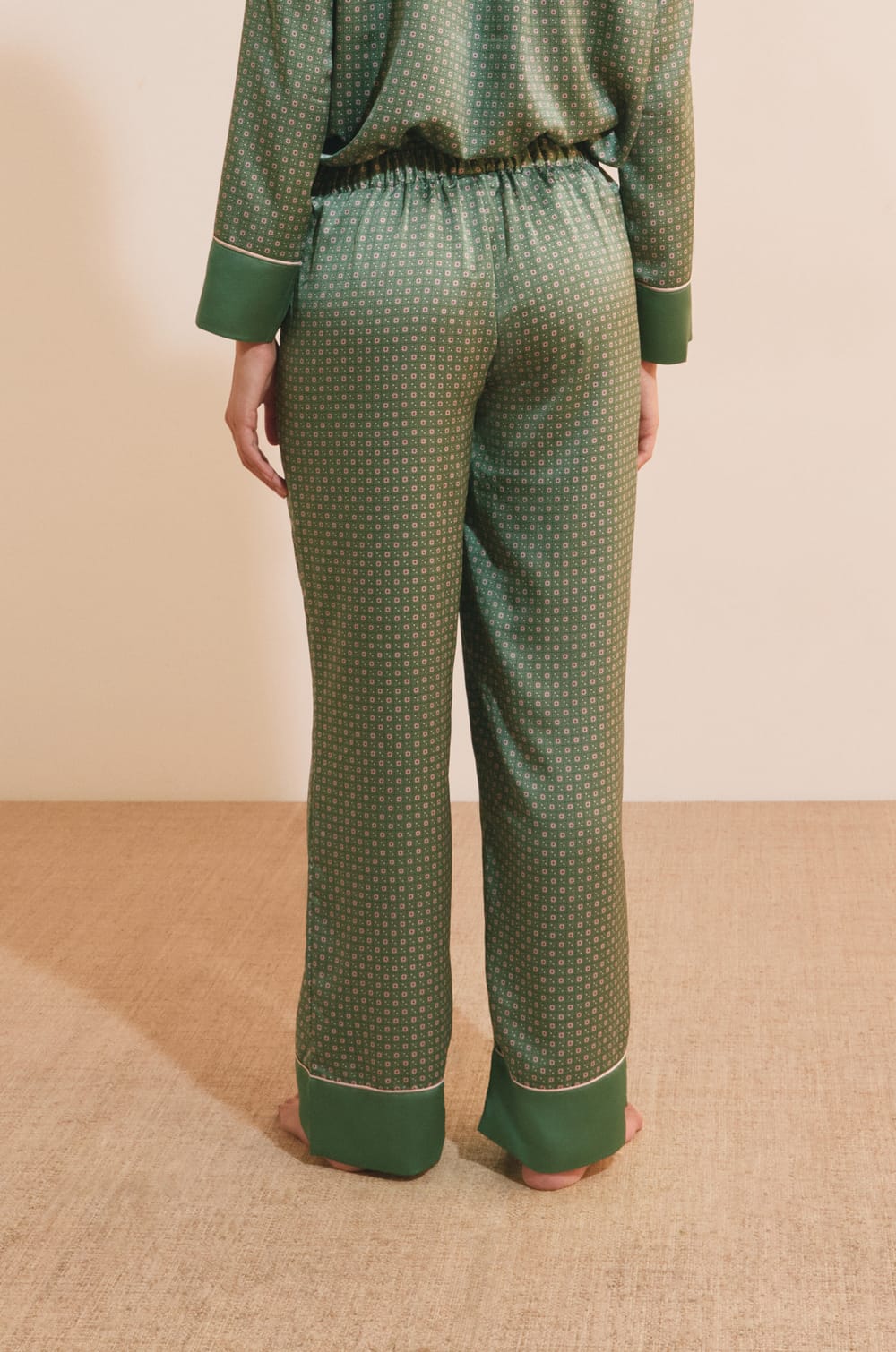 Pantalon de pyjama &agrave; motifs;${refinementColor}