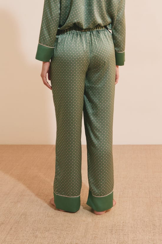 Pantalon de pyjama &agrave; motifs;${refinementColor}