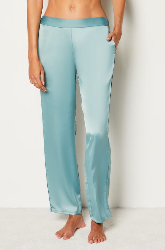 Pantalón satinado;${refinementColor}