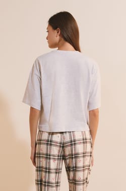 T-shirt manches courtes en coton;${refinementColor}