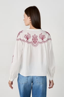 Chemise brodée;${refinementColor}