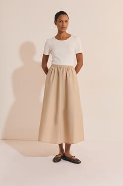 Robe longue en coton;${refinementColor}