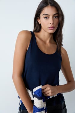 Linen Tank Top;${refinementColor}