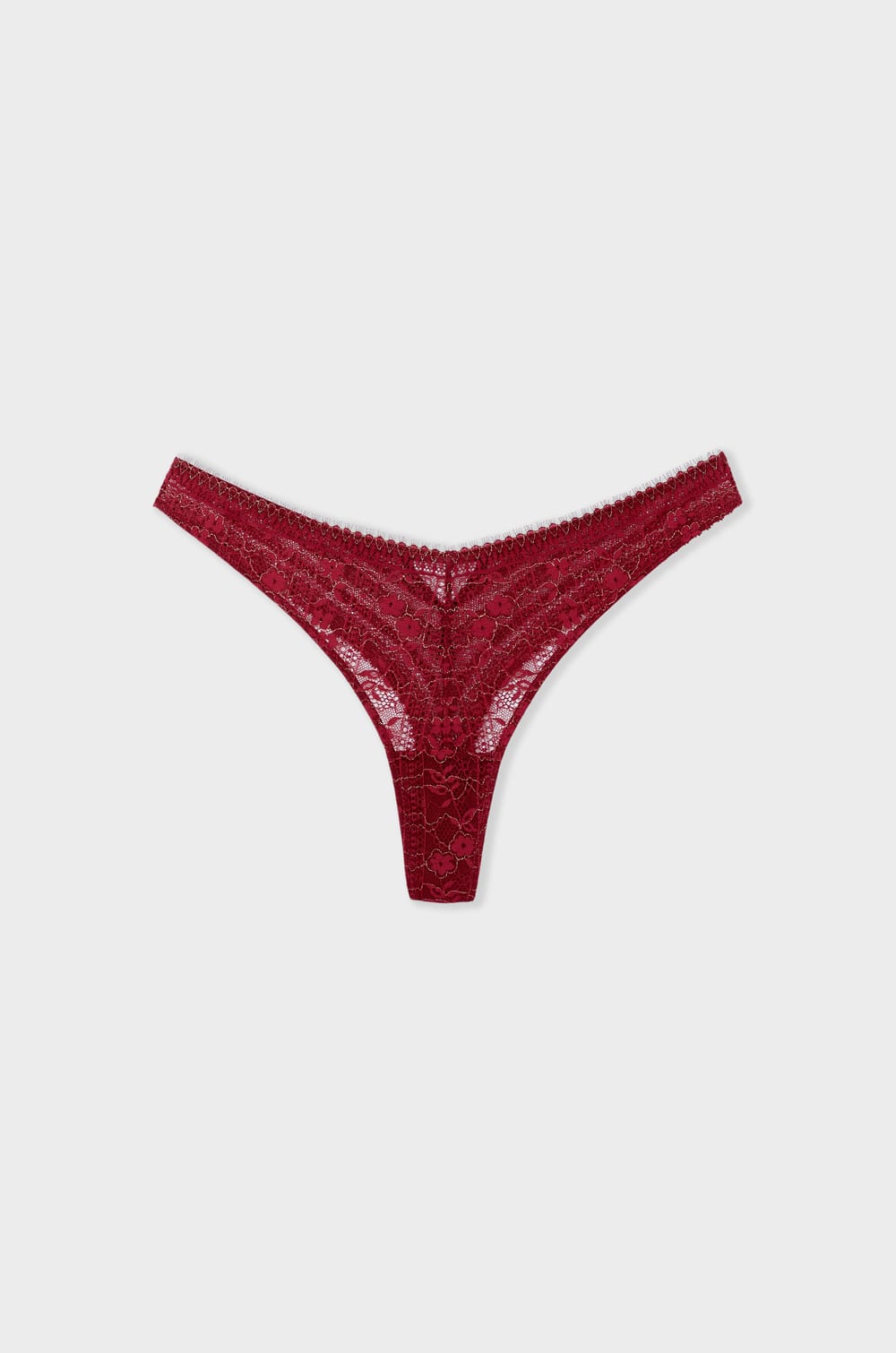Tanga en dentelle irisée;${refinementColor}