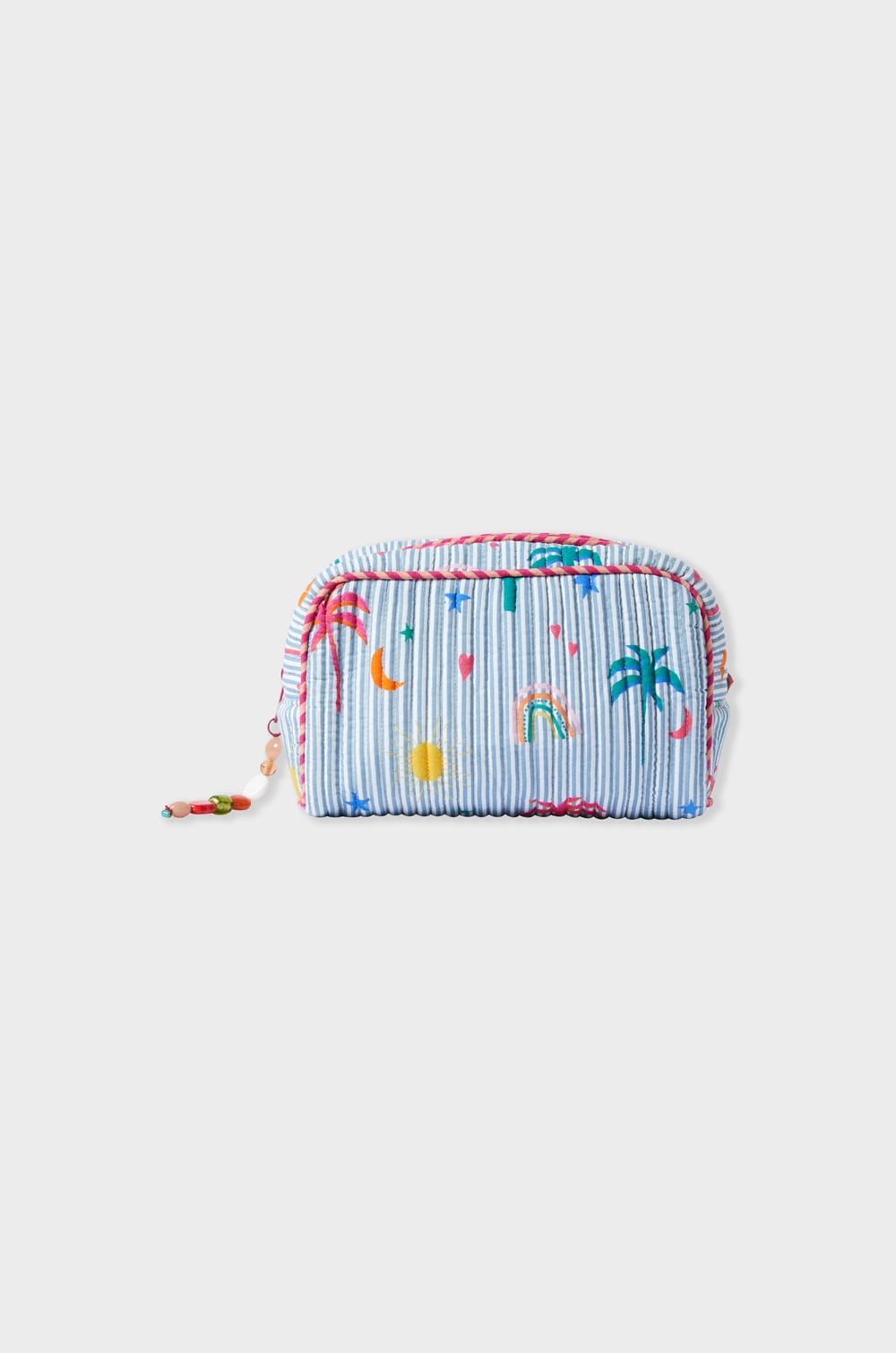 Trousse matelassée à motifs;${refinementColor}