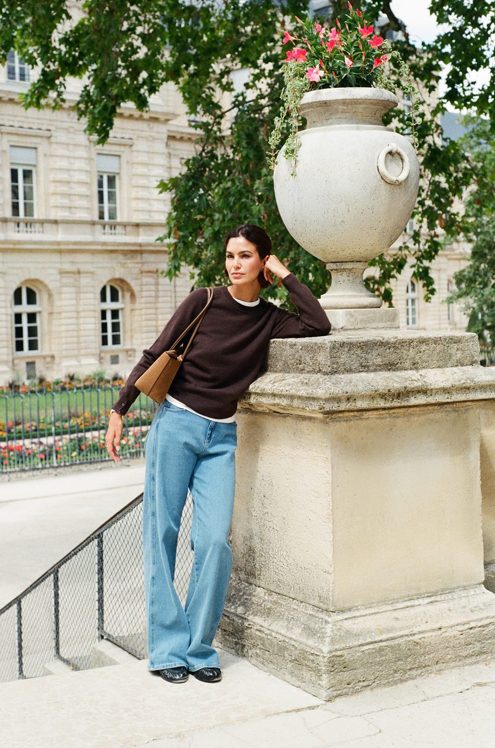 Pull col rond 100% cachemire;${refinementColor}