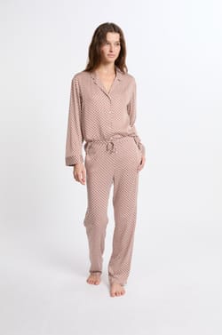 Pantalon de pyjama à motifs;${refinementColor}