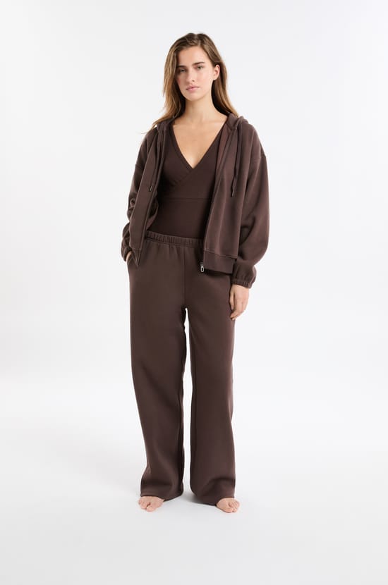 Pantalon de pyjama taille élastiquée avec coton;${refinementColor}